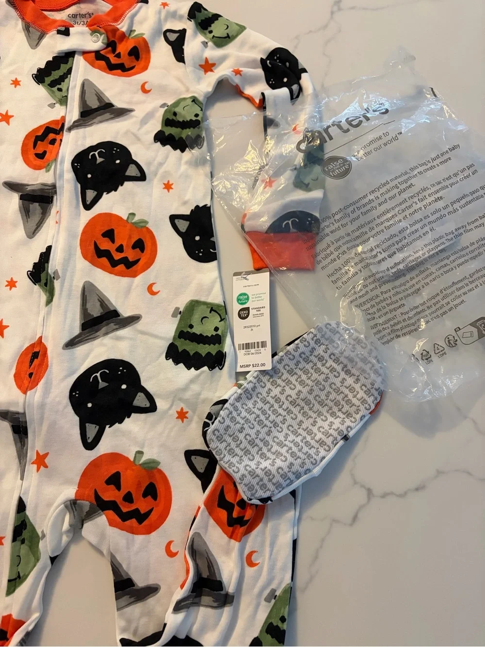 Carter’s 3T Halloween Onesie NWT